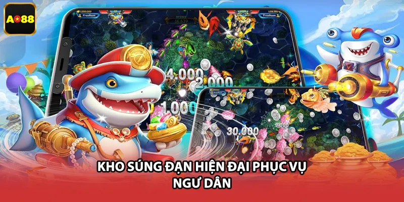 Kho súng đạn hiện đại phục vụ ngư dân