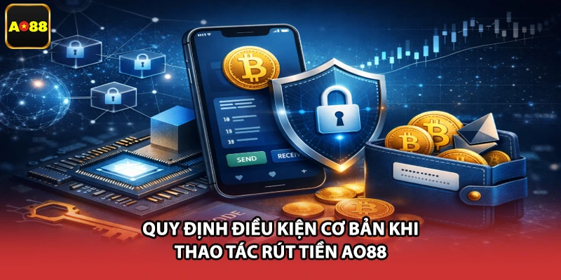 Quy định điều kiện cơ bản khi thao tác rút tiền AO88