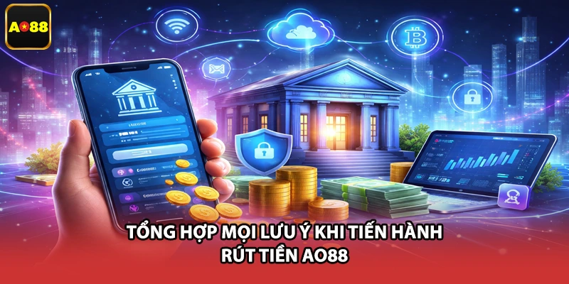 Tổng hợp mọi lưu ý khi tiến hành rút tiền AO88